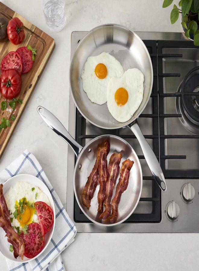 Henckels Aragon 2-pc Stainless Steel Fry Pan Set - Image 3